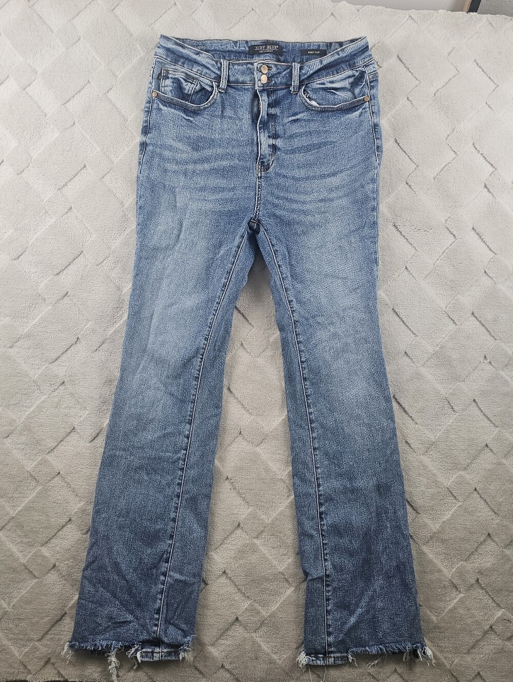 Judy Blue Boot Cut Jean Womens 32 Whisked Stretch Denim Western Rodeo Cowgirl